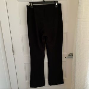 Vintage black flare high waisted wide leg pants leggings